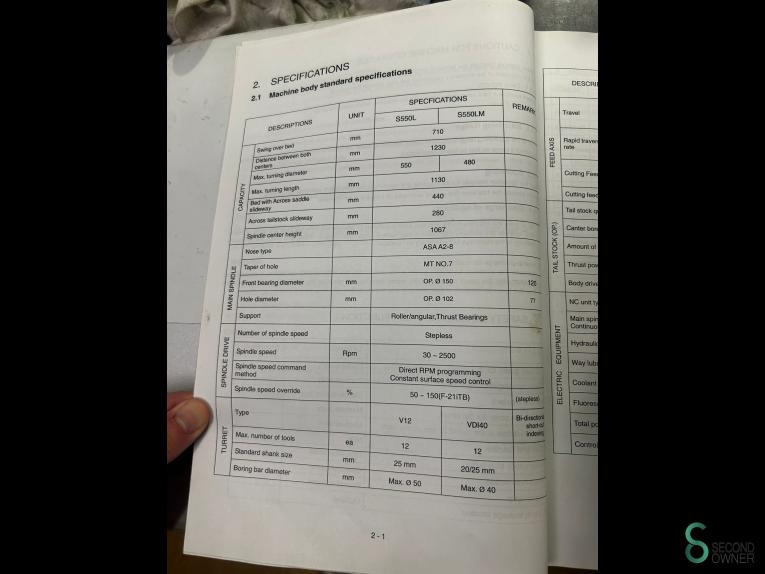 Doosan S 550 LM MET10.636 54 18222